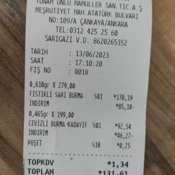 Musluoğlu Baklava Cevizsiz Cevizli Kadayıf