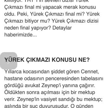 TRT Yürek Çıkmazı Dizisi