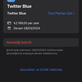 Twitter Blue Aboneliği Ve Mavi Tık Sorunu