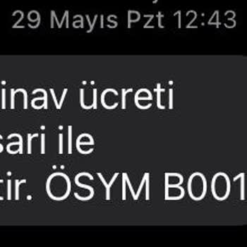 ÖSYM Yatırdığım Ücretin Geri İadesini İstiyorum