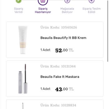 Gratis Sipariş Hazırlanıyor ( Sipariş Kargoya Verilmiyor)