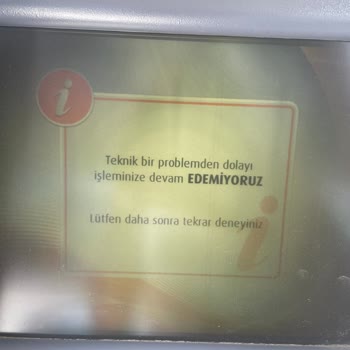 Ziraat Bankası ATM Paramı Yuttu