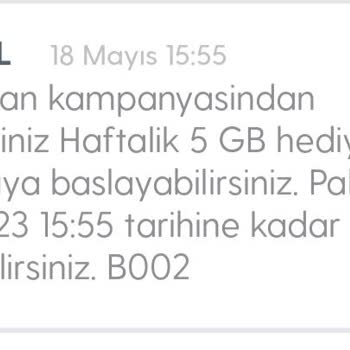 Turkcell Salla Kazan 5 GB İnternetimi Vermiyor