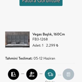 Vivense Teslim Tarihi Geciken Şifonyer Ve Baza Başlığı