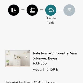 Vivense Teslim Tarihi Geciken Şifonyer Ve Baza Başlığı