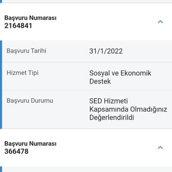 Aile ve Sosyal Hizmetler Bakanlığı Neden Sed Yardımı Alamıyorum