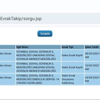 SGK EYT Emeklilik Başvurusu