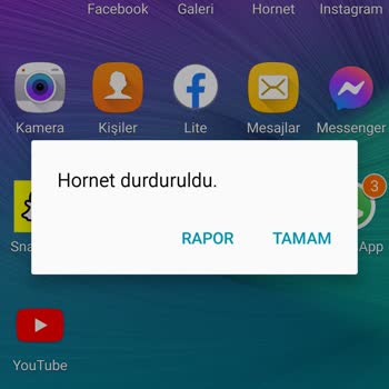 Hornet Uygulamadan Atması Cihaz Engeli!