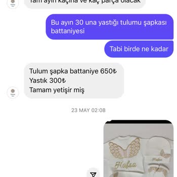 Pamuk Bebe Firmanın İlgisizliği Geç Gelişi Ürünün