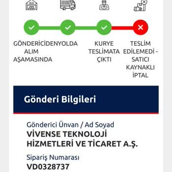 Vivense Kurulum Hizmetini Belirtilen Tarihte Gerçekleştirmiyor