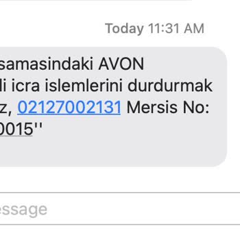 Avon'dan Yasal Takip Mesajı Aldım Ama Borcum Yok