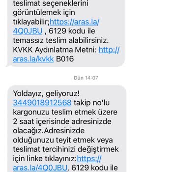 Aras Kargo "Kargo Teslim Edilmeme" Sorunu!