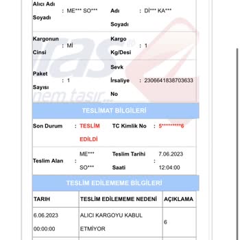 Aras Kargo Kapıma Gelmiyor Uzaktan Telefonla Arıyor