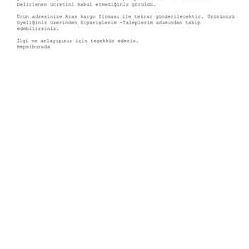 Hepsiburada Talep/Teknik Servis Yetersizliği