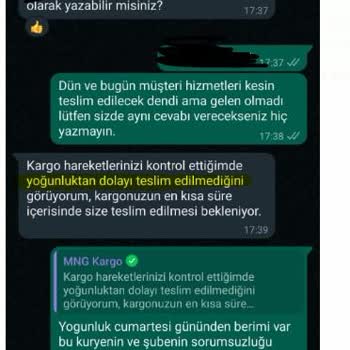 MNG Kargo Şube Yoğun Diye Kargoyu Teslim Etmiyor.!
