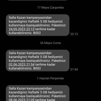 Turkcell Kampanya Koşullarının Sağlanmaması