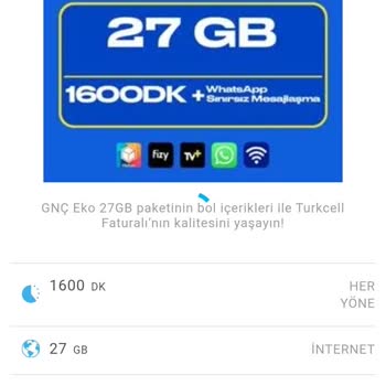 Turkcell Sallan Kazan Haftalık 5 GB İnternetimi Vermemesi