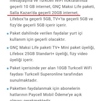 Turkcell Sallan Kazan Haftalık 5 GB İnternetimi Vermemesi