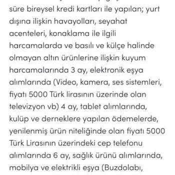 Akbank Harcama Ertelemesi Yapılmadı