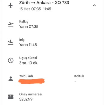Sunexpress Hava Yolları Check In Ücret Alma