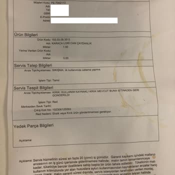 Karaca Züccaciye Karaca Cam Çaydanlık Pişmanlığı