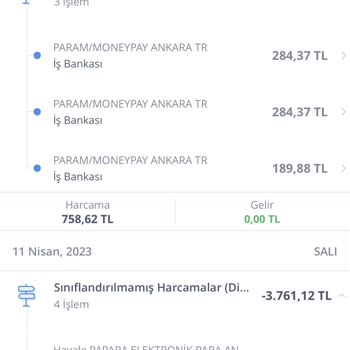 Migros Moneypay (Colendi) 2 Defa Çekim