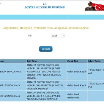 SGK Emeklilik Dilekçemi Vermeme Rağmen Henüz Bir İşlem Yapılmamış