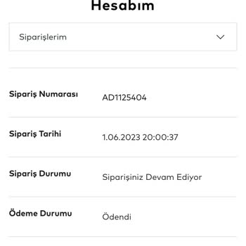Ayakkabı Dünyası Siparişimle İlgili Mağduriyetim