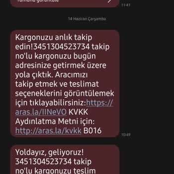 Aras Kargo Gönderi Teslimatında Usulsüzlük