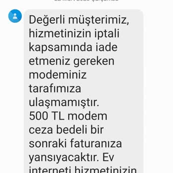 Vodafone Net'in Müşterilerini Mağdur Etmesi