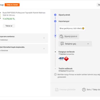 Sesam Grup Satın Aldığım Ürünün Zorla İptal Ettirilmeye Çalışılması
