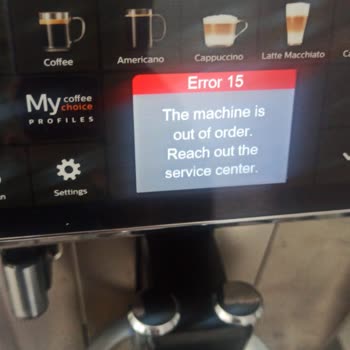 Philips Ev Aletleri 5400 Kahve Makinesi Sorunu