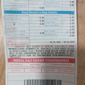 Bursa Gaz Sayaç Okuyamama