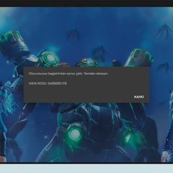 Gameplus Oturumunuz Başlatılamadı 0x000001FB Hatası