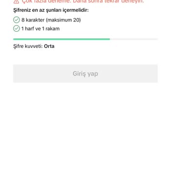 TikTok Telefon Numarası Şifre Sıfırlama
