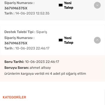Pilburada.com Kargo, İade Sorunu