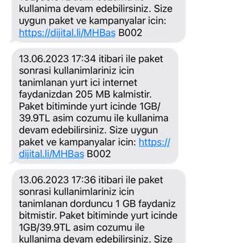 Turkcell 1 Saatte 5 Kere Ücretli Ek İnternet Paketi Yüklemiş
