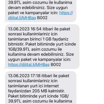 Turkcell 1 Saatte 5 Kere Ücretli Ek İnternet Paketi Yüklemiş