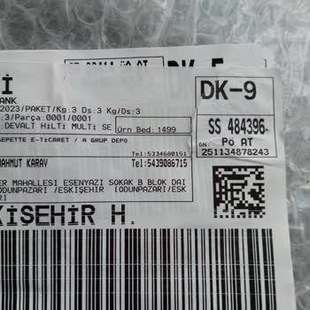 Şimdi Sepette E Ticaret Firmasından A Gurup Depodan Yanlış Ürün