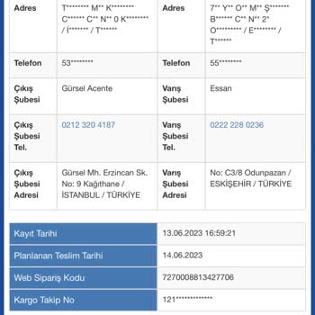 Eskişehir Sürat Kargo Paketi Teslim Etmiyor