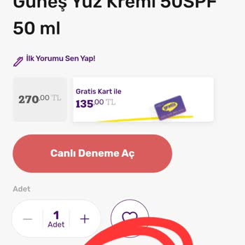 Gratis Siparişimi İptal Etti!