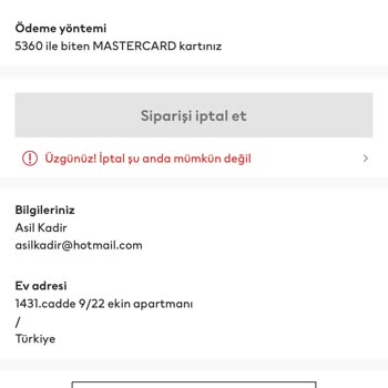 HM Ürün İade Süreci Ve Müşteri Hizmetleri Ulaşamama