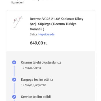 Hepsiburada Kanunda Yer Alan Garanti Koşullarını Yerine Getirmiyor