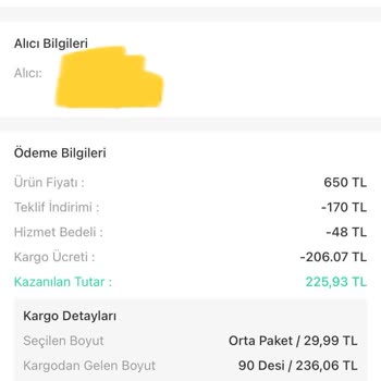 MNG Kargo'nun Sorumsuzluğu Yüzünden Benden Kesinti Yapması