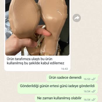Giydimgidiyor Sadece Denediğim Ürünü Giyildi Gerekçesiyle İade Almıyor
