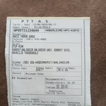 PTT Kargomu Teslim Etmiyor