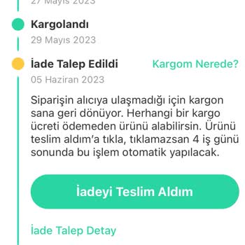 Trendyol Express Ürünüm Kayıp Bulunamıyor