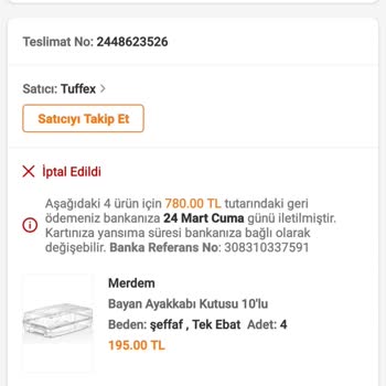 Trendyol'dan İade Problemi