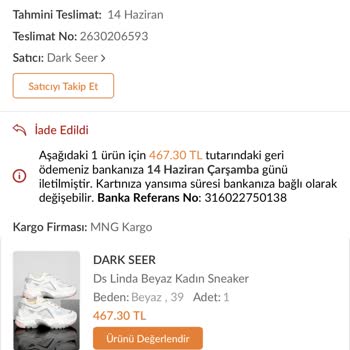 Dark Seer (darkseer.com.tr) Kargo Mağduriyeti Var