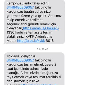 Aras Kargo Çiçekçiler Şubesi Kargo Dağıtımı Yapmıyor